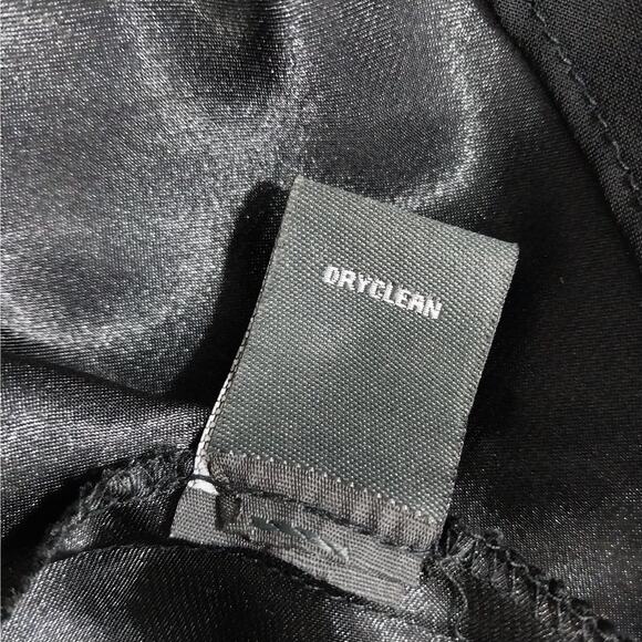 DRESSBARN! BLACK CHIFFON SHEER SHOULDER, SCRUNCHY BUSTLINE LAYERED DRESS! SZ 22W - Picture 10 of 11